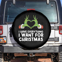 Funny Elf Hand Christmas Spare Tire Cover I Have Everything I Want For Christmas - Wonder Print Shop