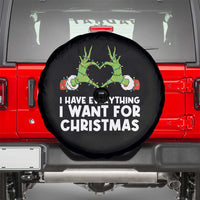 Funny Elf Hand Christmas Spare Tire Cover I Have Everything I Want For Christmas - Wonder Print Shop