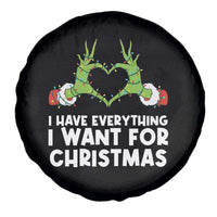 Funny Elf Hand Christmas Spare Tire Cover I Have Everything I Want For Christmas - Wonder Print Shop