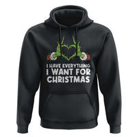 Funny Elf Hand Christmas Hoodie I Have Everything I Want For Christmas - Wonder Print Shop