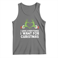 Funny Elf Hand Christmas Tank Top I Have Everything I Want For Christmas - Wonder Print Shop