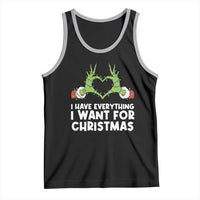 Funny Elf Hand Christmas Tank Top I Have Everything I Want For Christmas - Wonder Print Shop