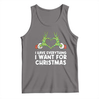Funny Elf Hand Christmas Tank Top I Have Everything I Want For Christmas - Wonder Print Shop
