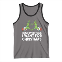 Funny Elf Hand Christmas Tank Top I Have Everything I Want For Christmas - Wonder Print Shop