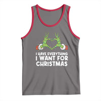 Funny Elf Hand Christmas Tank Top I Have Everything I Want For Christmas - Wonder Print Shop