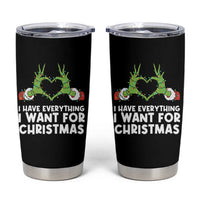 Funny Elf Hand Christmas Tumbler Cup I Have Everything I Want For Christmas - Wonder Print Shop