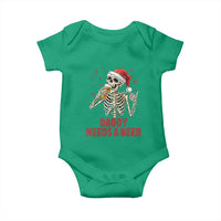 Funny Skeleton Beer Christmas Baby Onesie Daddy Needs A Beer - Wonder Print Shop