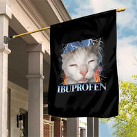 Funny Cat Meme Garden Flag Ibuprofen Silly Kitten - Wonder Print Shop
