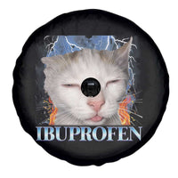 Funny Cat Meme Spare Tire Cover Ibuprofen Silly Kitten - Wonder Print Shop