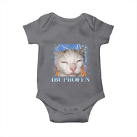Funny Cat Meme Baby Onesie Ibuprofen Silly Kitten - Wonder Print Shop