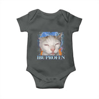 Funny Cat Meme Baby Onesie Ibuprofen Silly Kitten - Wonder Print Shop