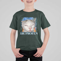 Funny Cat Meme T Shirt For Kid Ibuprofen Silly Kitten - Wonder Print Shop