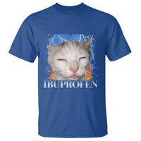 Funny Cat Meme T Shirt Ibuprofen Silly Kitten - Wonder Print Shop