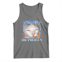 Funny Cat Meme Tank Top Ibuprofen Silly Kitten - Wonder Print Shop