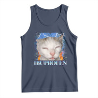 Funny Cat Meme Tank Top Ibuprofen Silly Kitten - Wonder Print Shop