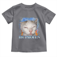 Funny Cat Meme Toddler T Shirt Ibuprofen Silly Kitten - Wonder Print Shop