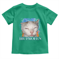 Funny Cat Meme Toddler T Shirt Ibuprofen Silly Kitten - Wonder Print Shop