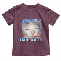 Funny Cat Meme Toddler T Shirt Ibuprofen Silly Kitten - Wonder Print Shop