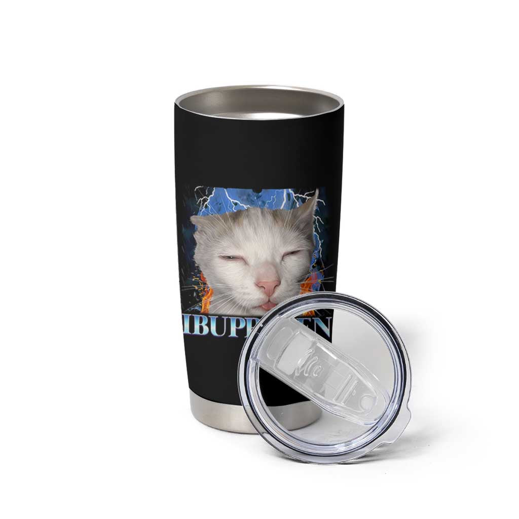 Funny Cat Meme Tumbler Cup Ibuprofen Silly Kitten - Wonder Print Shop