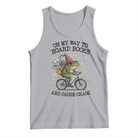 Funny Frog Meme Tank Top On My Way to Hoard Books and Cause Chaos - Wonder Print Shop