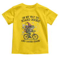 Funny Frog Meme Toddler T Shirt On My Way to Hoard Books and Cause Chaos - Wonder Print Shop