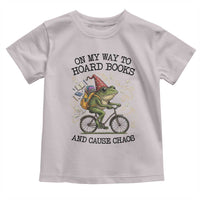 Funny Frog Meme Toddler T Shirt On My Way to Hoard Books and Cause Chaos - Wonder Print Shop