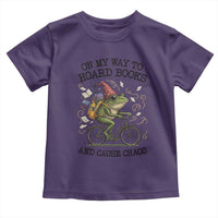 Funny Frog Meme Toddler T Shirt On My Way to Hoard Books and Cause Chaos - Wonder Print Shop