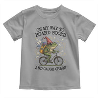 Funny Frog Meme Toddler T Shirt On My Way to Hoard Books and Cause Chaos - Wonder Print Shop