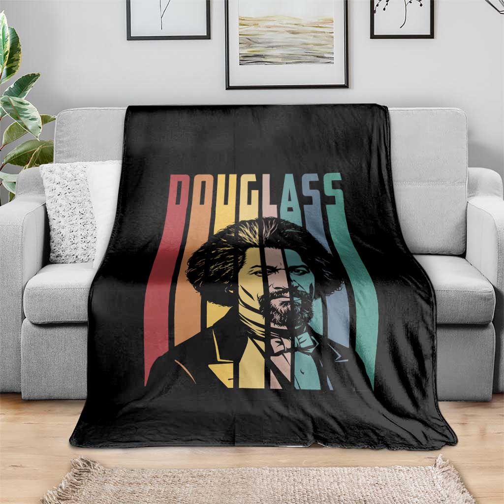 Frederick Douglass Throw Blanket American Black History - Wonder Print Shop