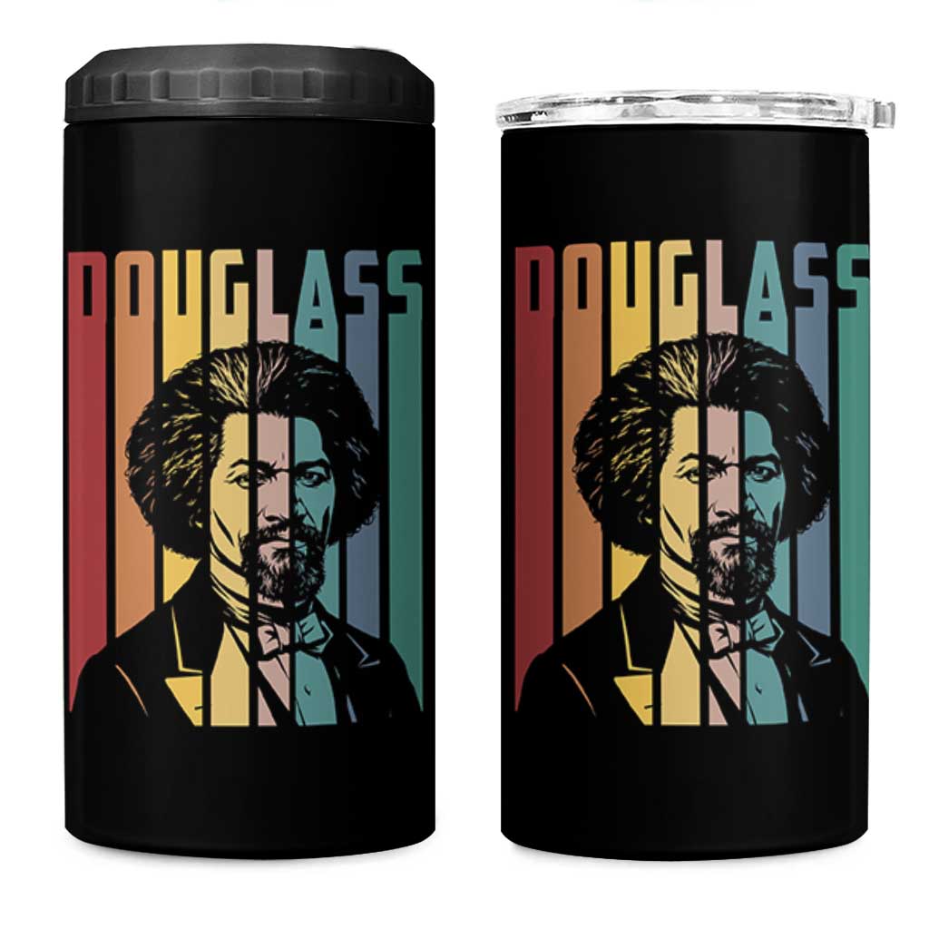 Frederick Douglass 4 in 1 Can Cooler Tumbler American Black History - Wonder Print Shop