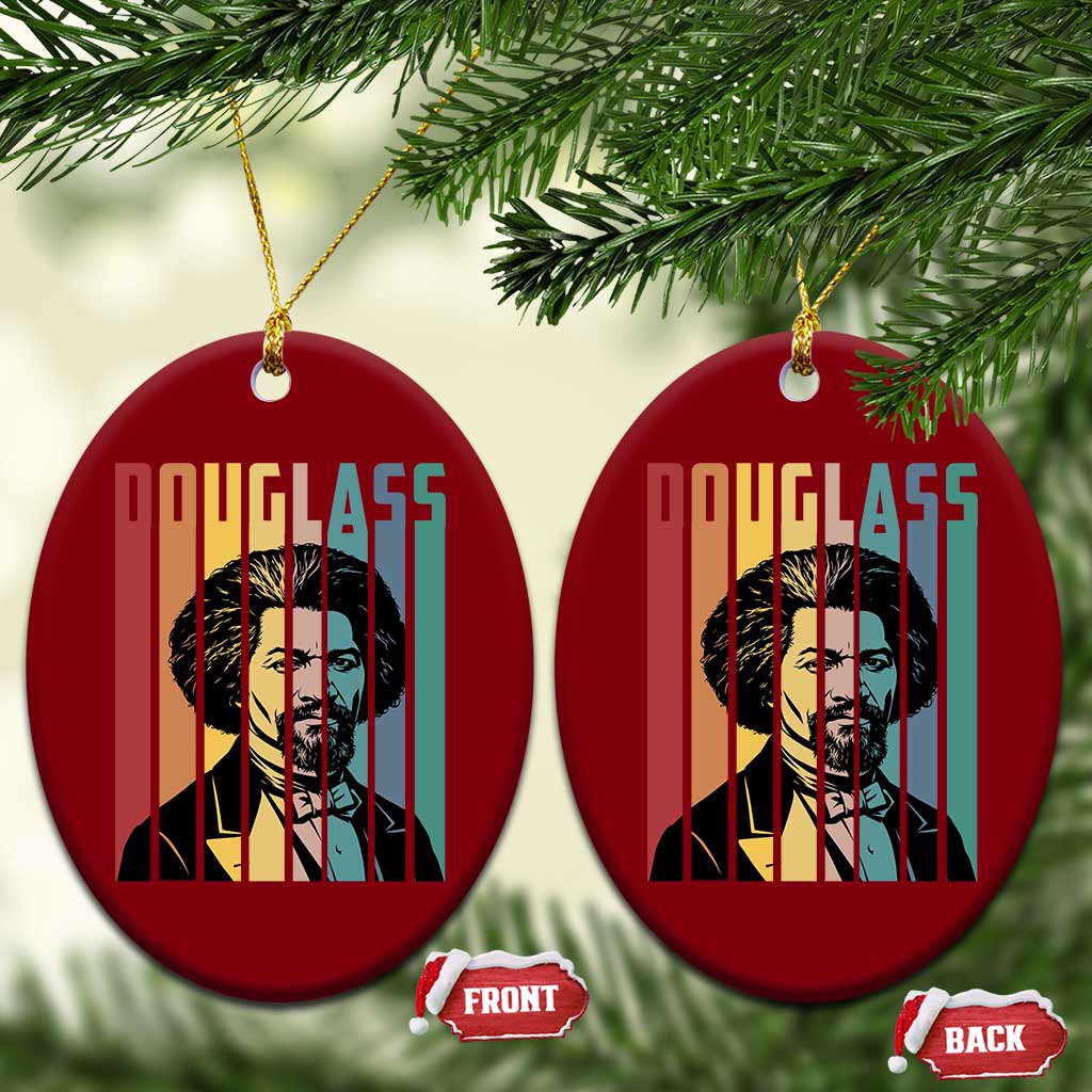 Frederick Douglass Ceramic Ornament American Black History - Wonder Print Shop