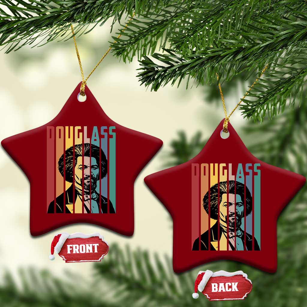 Frederick Douglass Ceramic Ornament American Black History - Wonder Print Shop
