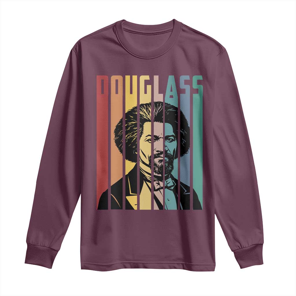 Frederick Douglass Long Sleeve Shirt American Black History - Wonder Print Shop