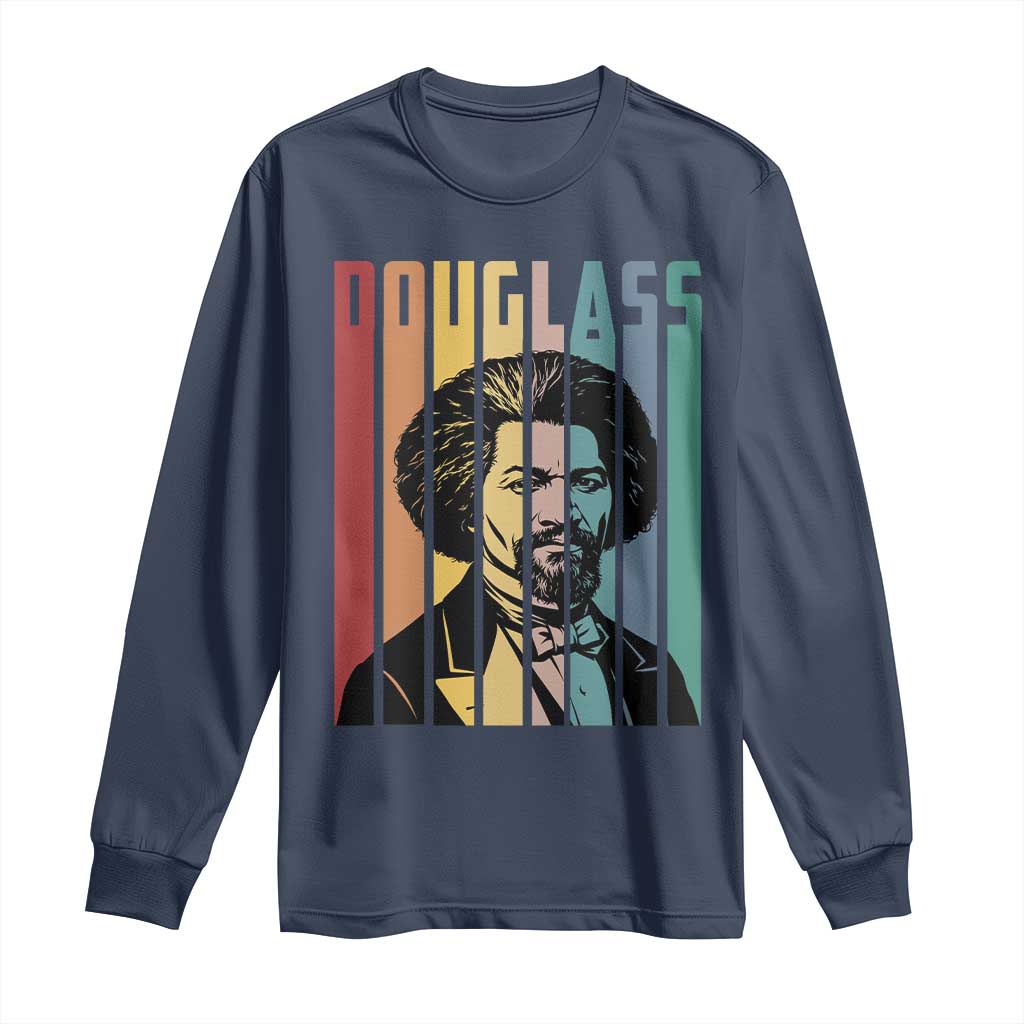 Frederick Douglass Long Sleeve Shirt American Black History - Wonder Print Shop