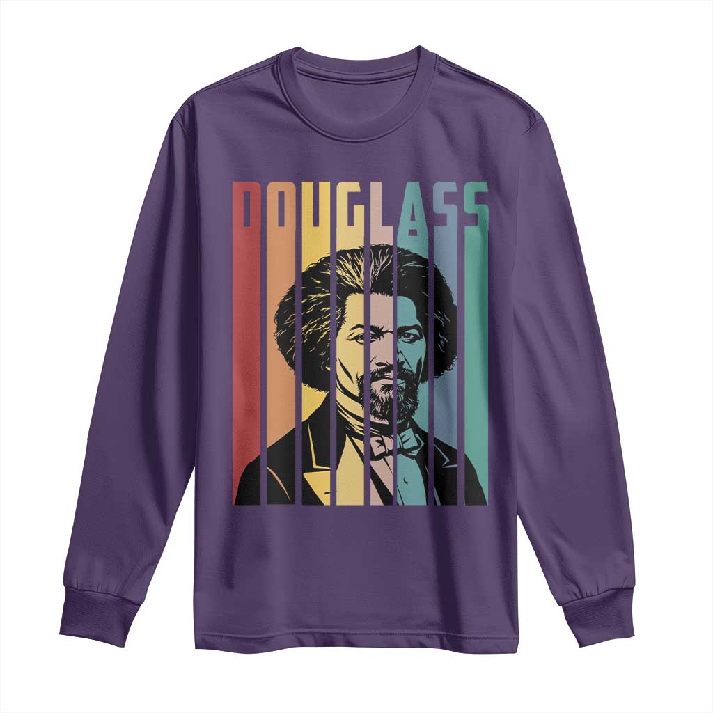 Frederick Douglass Long Sleeve Shirt American Black History - Wonder Print Shop