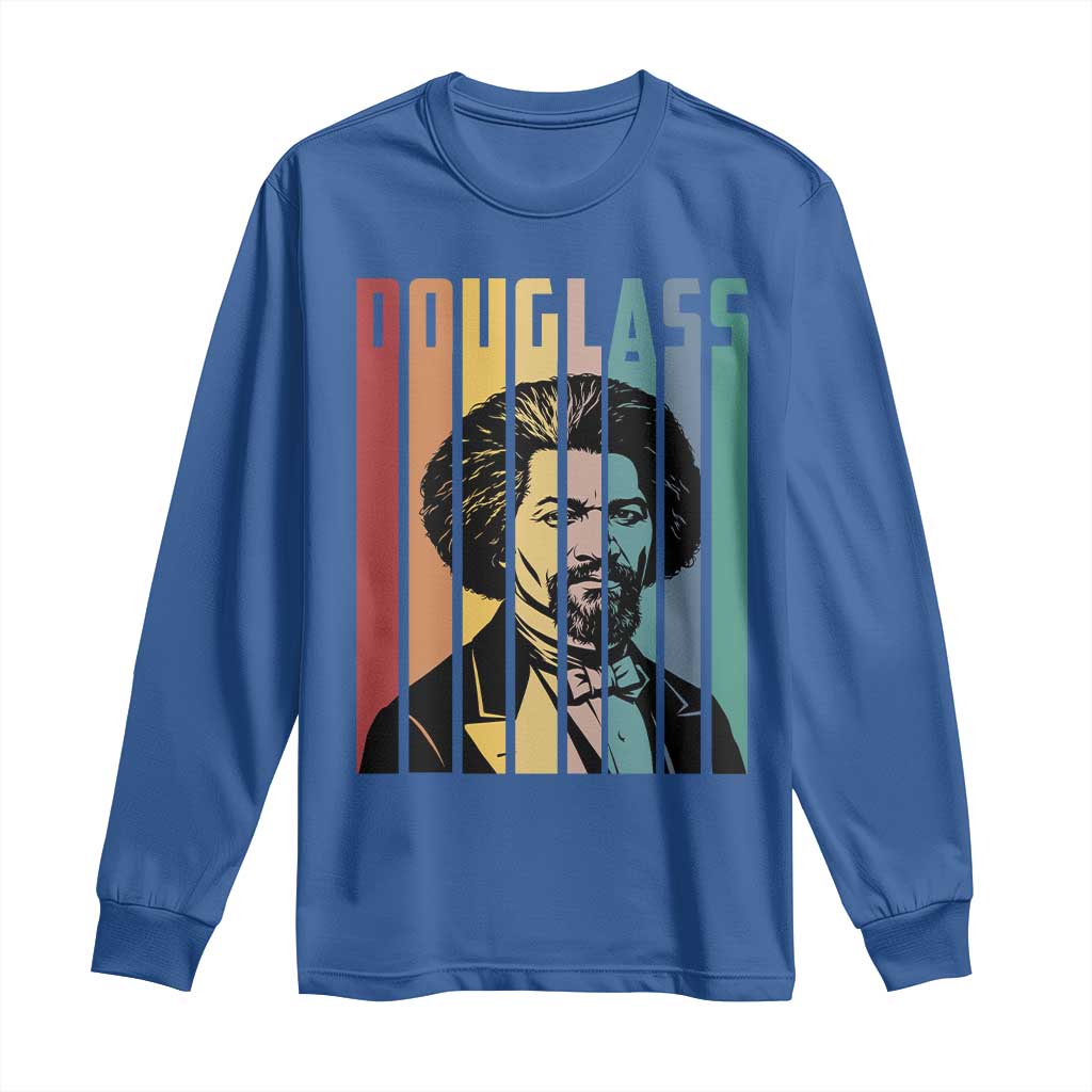 Frederick Douglass Long Sleeve Shirt American Black History - Wonder Print Shop