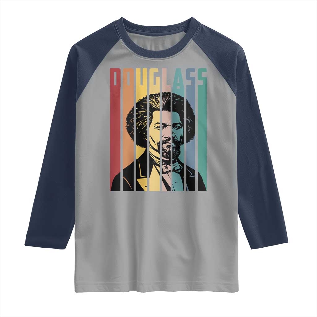Frederick Douglass Raglan Shirt American Black History - Wonder Print Shop