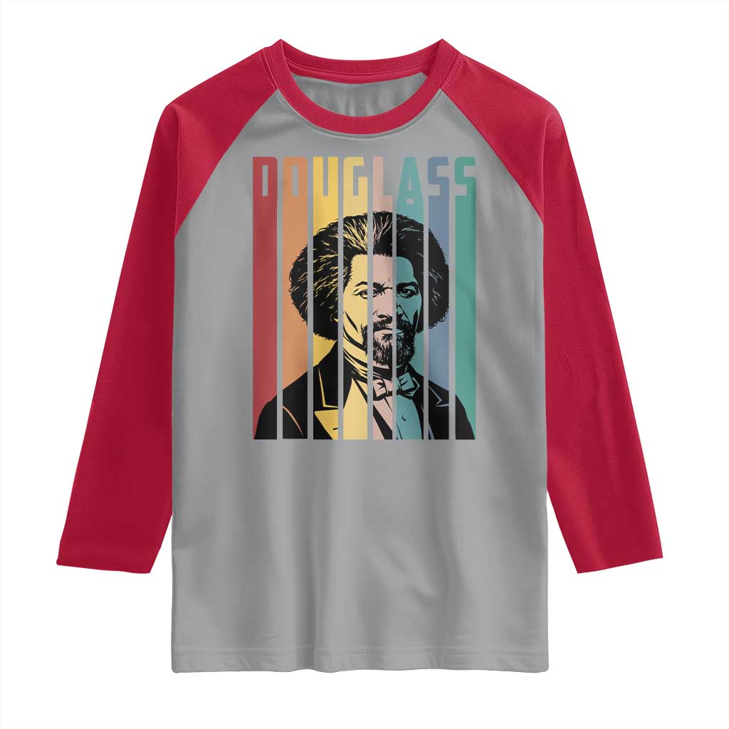 Frederick Douglass Raglan Shirt American Black History - Wonder Print Shop