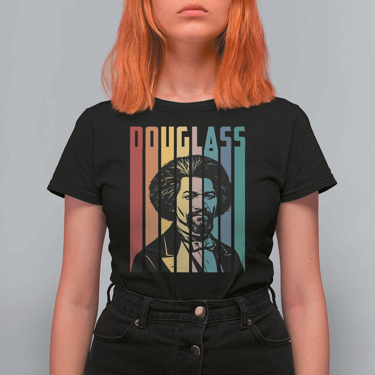 Frederick Douglass T Shirt For Women American Black History - Wonder Print Shop