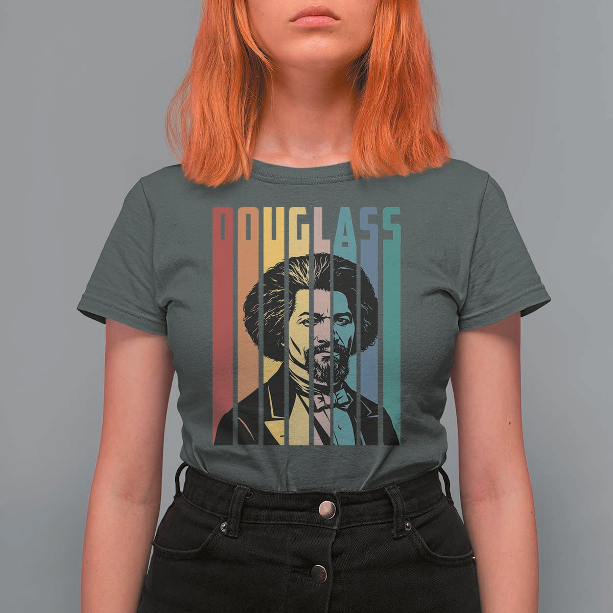 Frederick Douglass T Shirt For Women American Black History - Wonder Print Shop