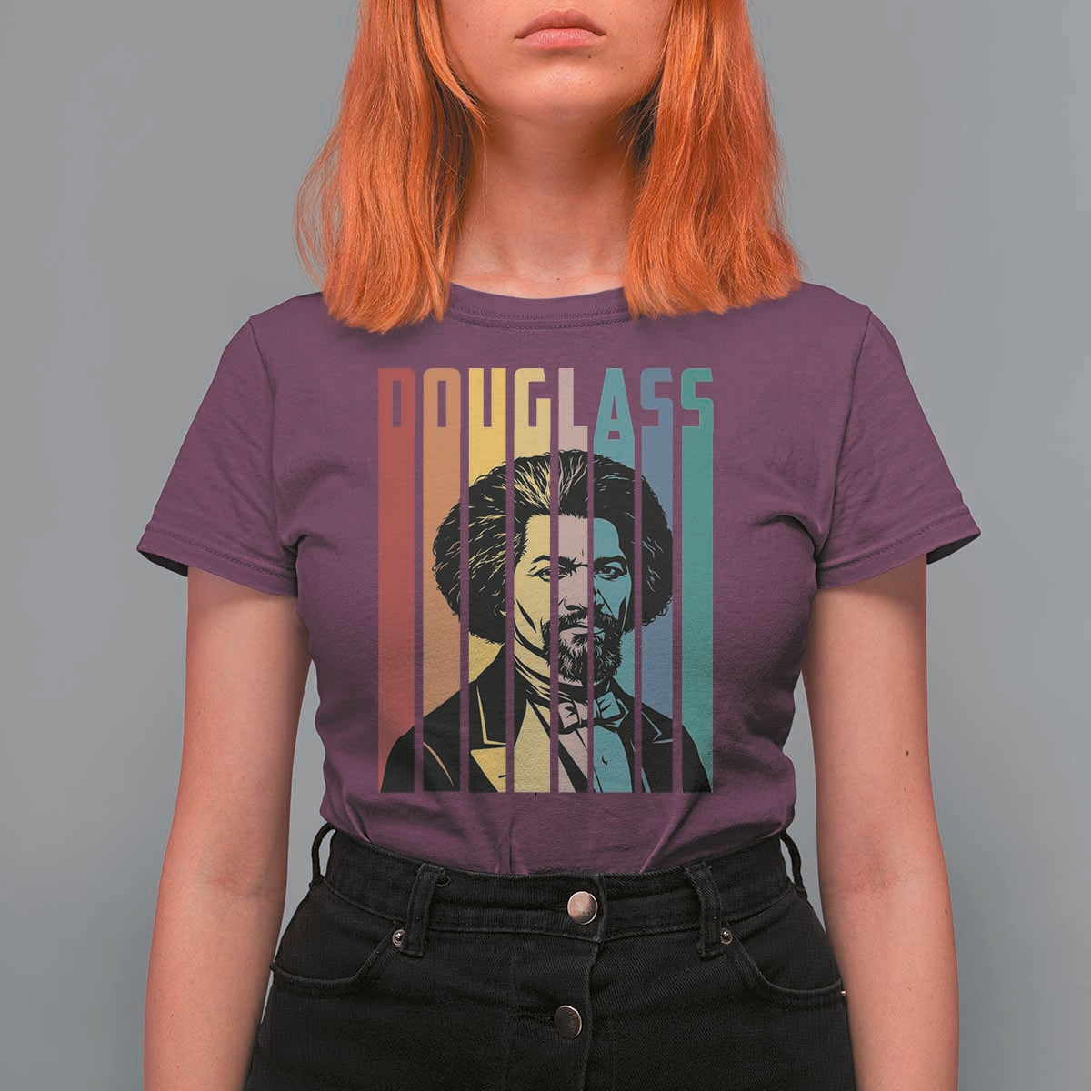 Frederick Douglass T Shirt For Women American Black History - Wonder Print Shop