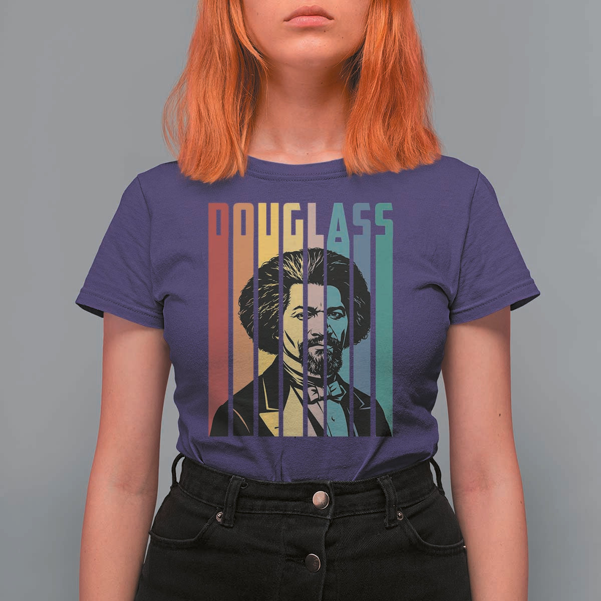 Frederick Douglass T Shirt For Women American Black History - Wonder Print Shop