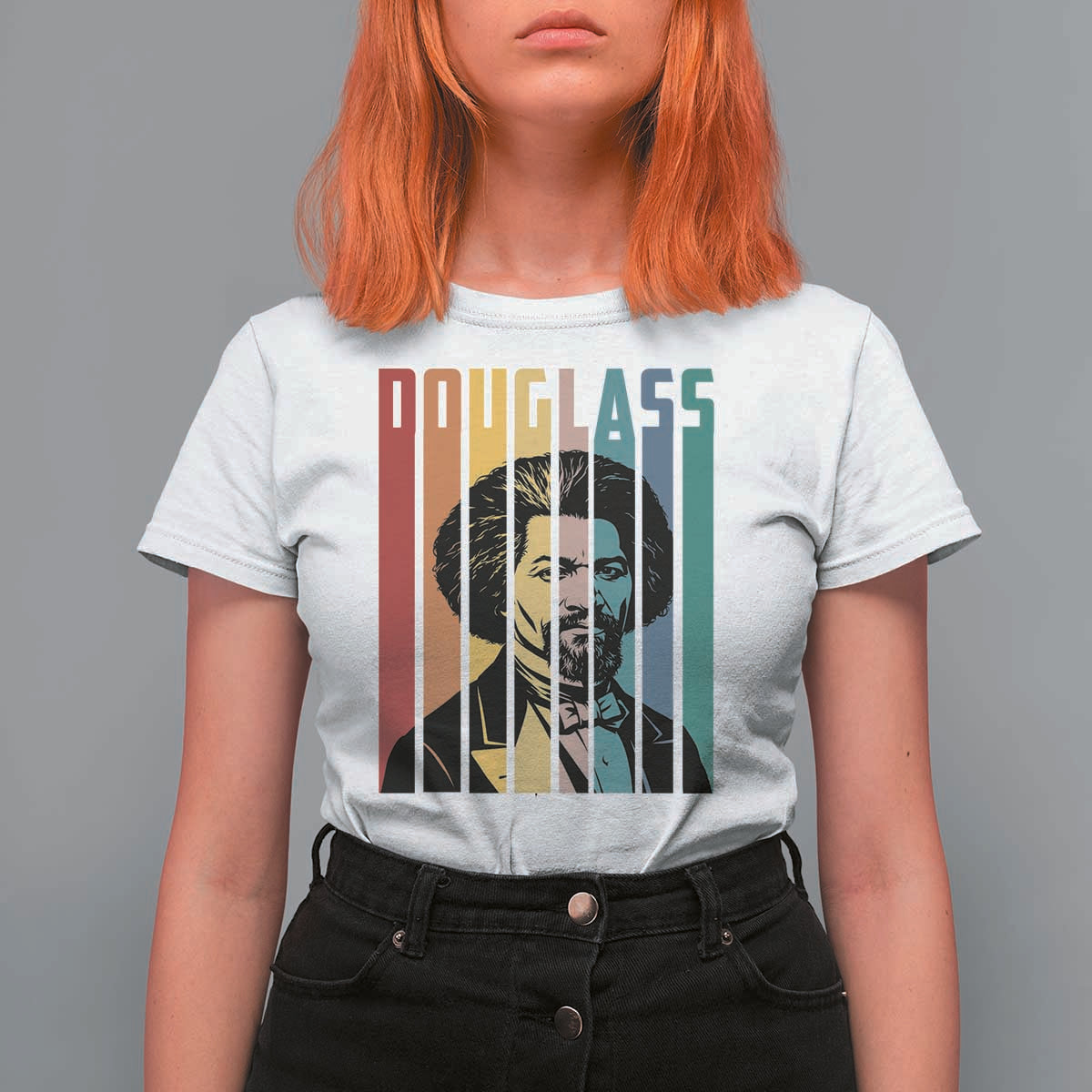 Frederick Douglass T Shirt For Women American Black History - Wonder Print Shop