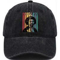 Frederick Douglass Washed Cotton Baseball Cap American Black History