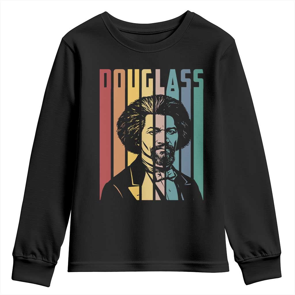 Frederick Douglass Youth Sweatshirt American Black History - Wonder Print Shop