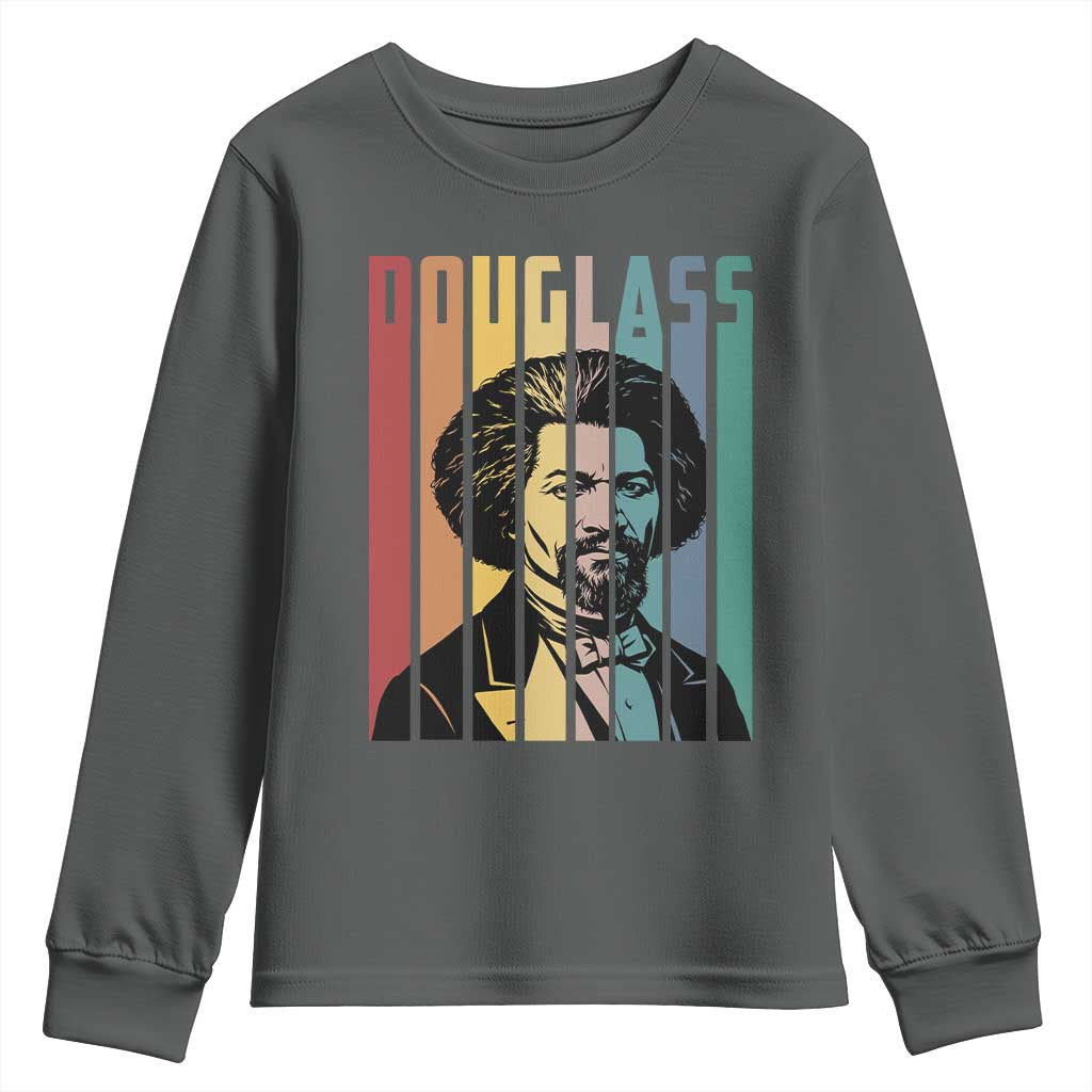 Frederick Douglass Youth Sweatshirt American Black History - Wonder Print Shop