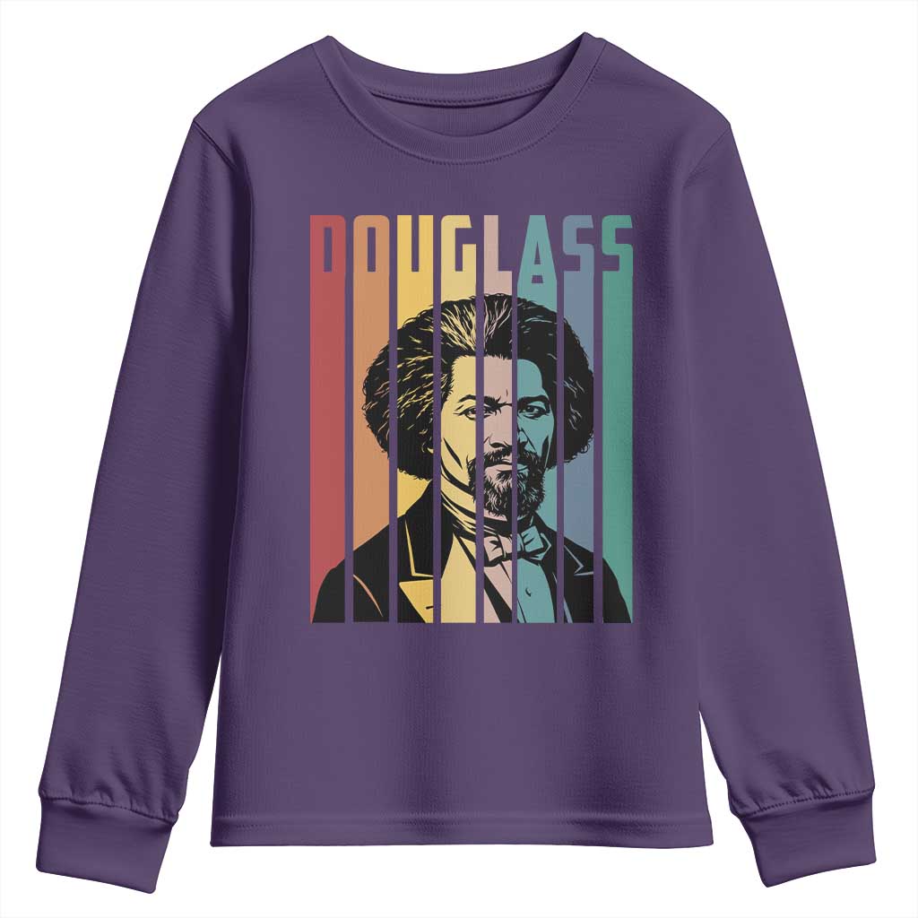 Frederick Douglass Youth Sweatshirt American Black History - Wonder Print Shop