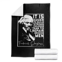 Frederick Douglass Quote Throw Blanket Black History Month - Wonder Print Shop