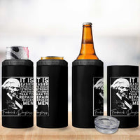 Frederick Douglass Quote 4 in 1 Can Cooler Tumbler Black History Month - Wonder Print Shop