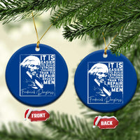 Frederick Douglass Quote Ceramic Ornament Black History Month - Wonder Print Shop